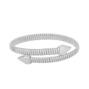 And Now This: Silver Wrap Bracelet
